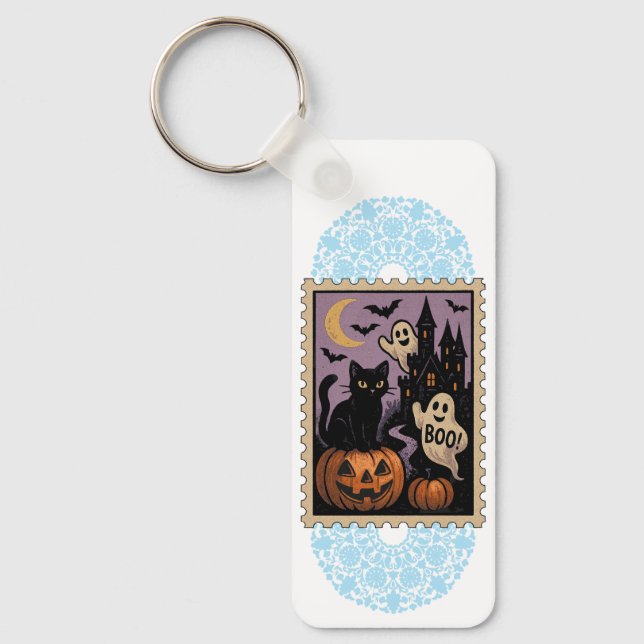 Halloween celebration key ring (Front)