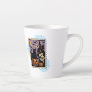 Halloween celebration latte mug