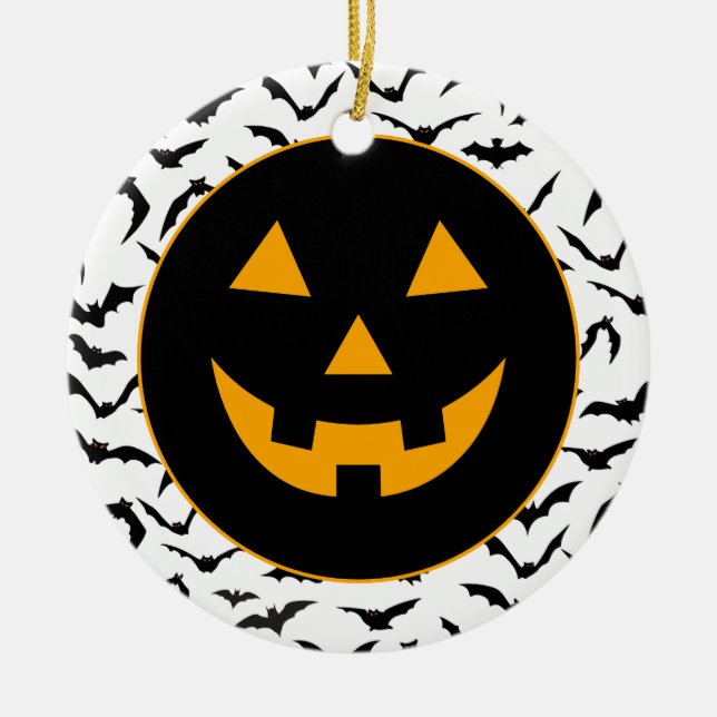 Halloween  ceramic tree decoration (Front)