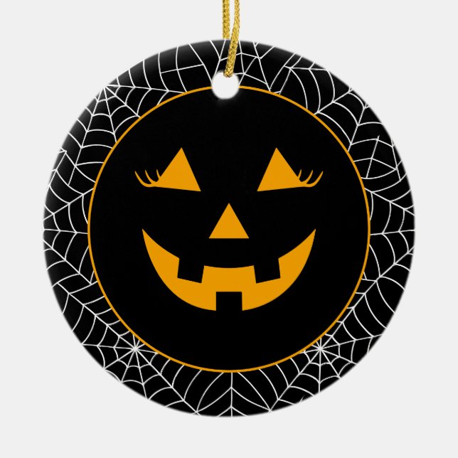 Halloween  ceramic tree decoration (Front)