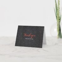 Halloween Chalk Spider Web Thank You Card