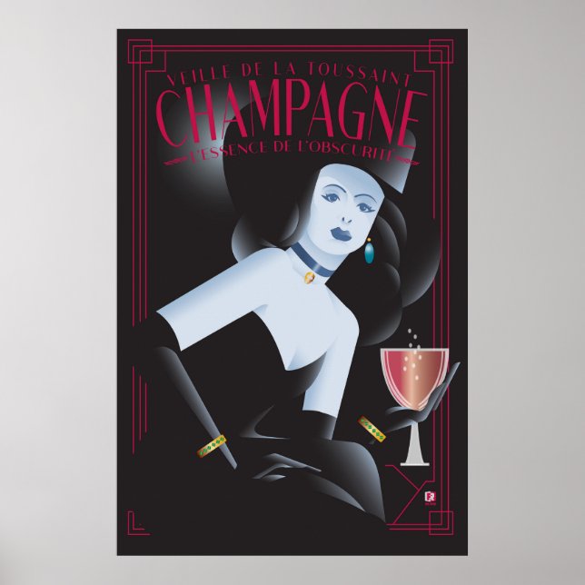 Halloween Champagne poster (Front)