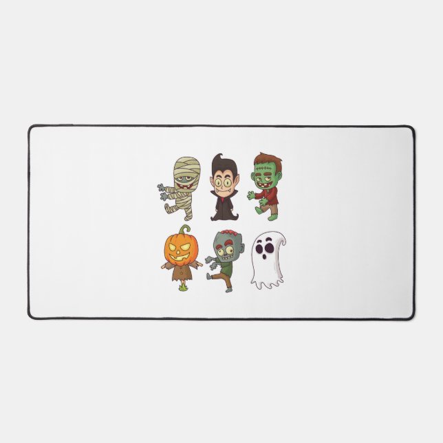 Halloween Characters   Desk Mat (Front)