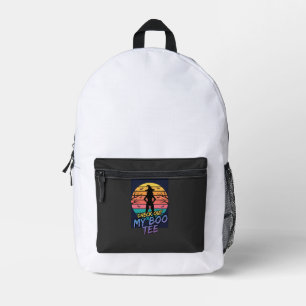 Halloween Check Out My Boo Tee Design_1 Printed Backpack