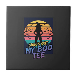 Halloween Check Out My Boo Tee Design_1 Tile