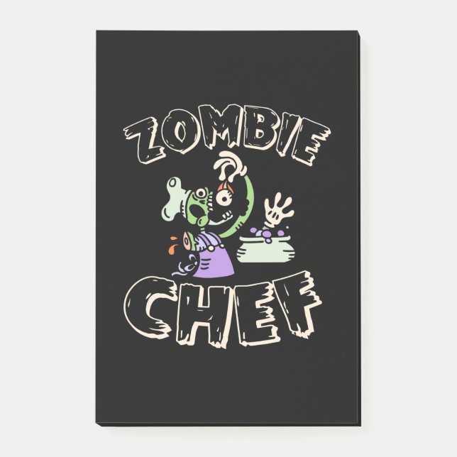 Halloween Chef Post-it Notes (Front)