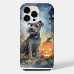 Halloween Chesapeake Bay Terrier With Pumpkins iPhone 14 Pro Max Case