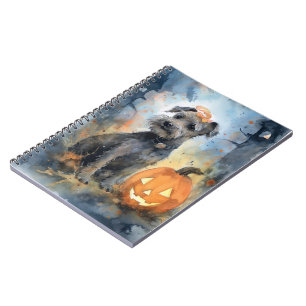 Halloween Chesapeake Bay Terrier With Pumpkins Notebook