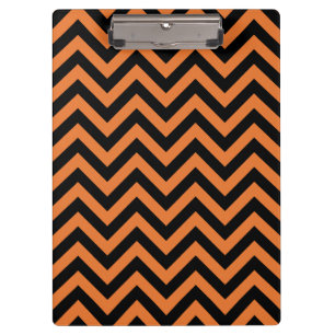 Halloween Chevron Pattern Clipboard