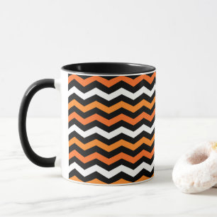 Halloween Chevron Stripe Mug