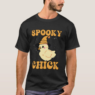 Halloween Chicken Costume Chicken Farmer Scary Roo T-Shirt