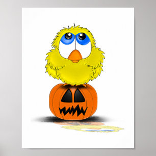Halloween Chicken Poster