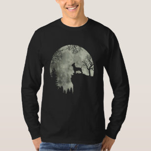 Halloween Chihuahua Chihuahua Dog Moon Howl In For T-Shirt