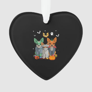Halloween Chihuahua Dog Witch Cute Gift Dachshund Ornament