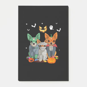 Halloween Chihuahua Dog Witch Cute Gift Dachshund Post-it Notes
