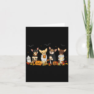 Halloween Chihuahua Ghost Soky Chihuahua Lovers Do Card