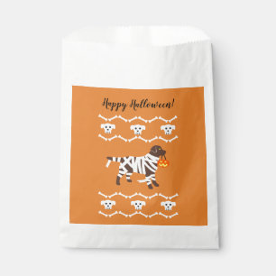Halloween Chocolate Labrador Mummy Favour Bags