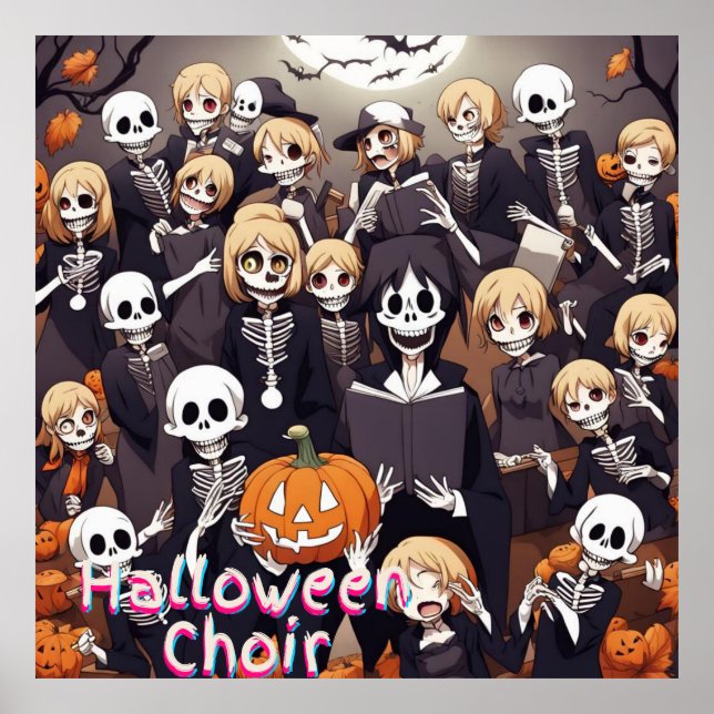 Halloween Choir Poster (Front)