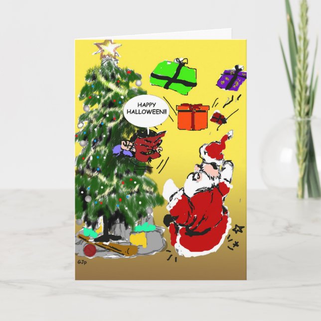 Halloween Christmas Card (Front)