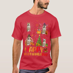 Halloween Christmas Funny Cocker Spaniel Dog Hallo T-Shirt