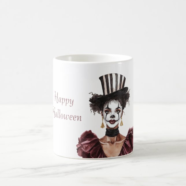 Halloween Circus Hat Female Coffee Mug (Center)