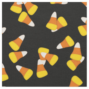 Halloween classic candy corn pieces pattern fabric