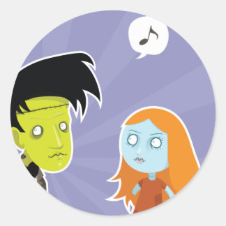Halloween Classic Round Sticker