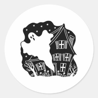 Halloween                                         classic round sticker