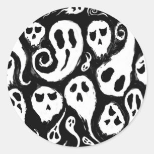 Halloween Classic Round Sticker