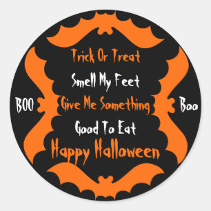 Halloween Classic Round Sticker