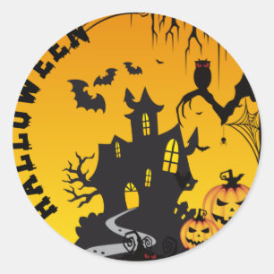 Halloween  classic round sticker