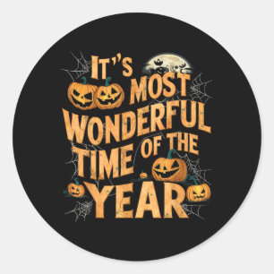 Halloween Classic Round Sticker