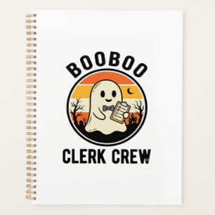 Halloween Clerk BooBoo Ghost Crew Vintage_1 Planner