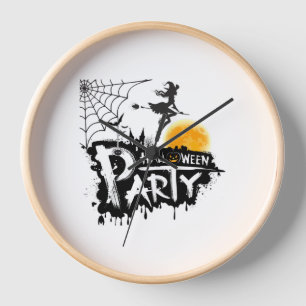 Halloween                      clock