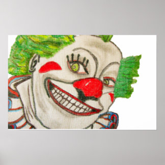 HALLOWEEN CLOWN PATHOLOGICAL PATTY POSTER