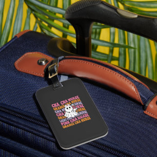 Halloween CNA Nurse Ghost Design Luggage Tag