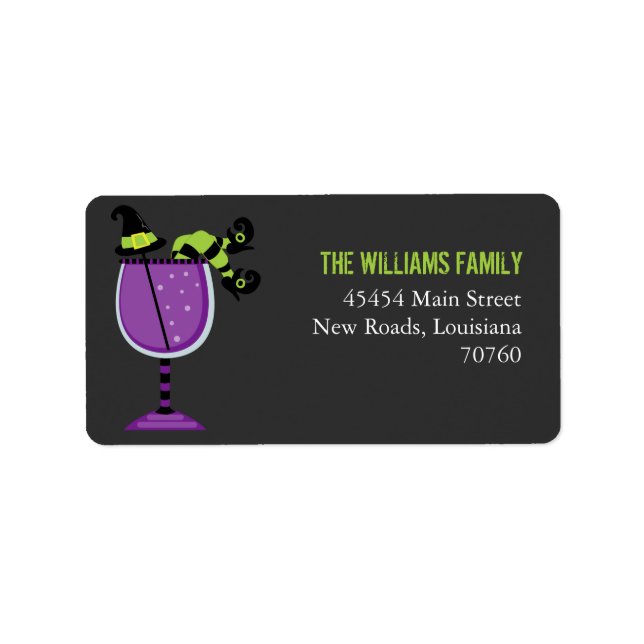 Halloween Cocktail Label (Front)