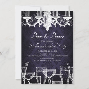 Halloween Cocktail Party Invitation