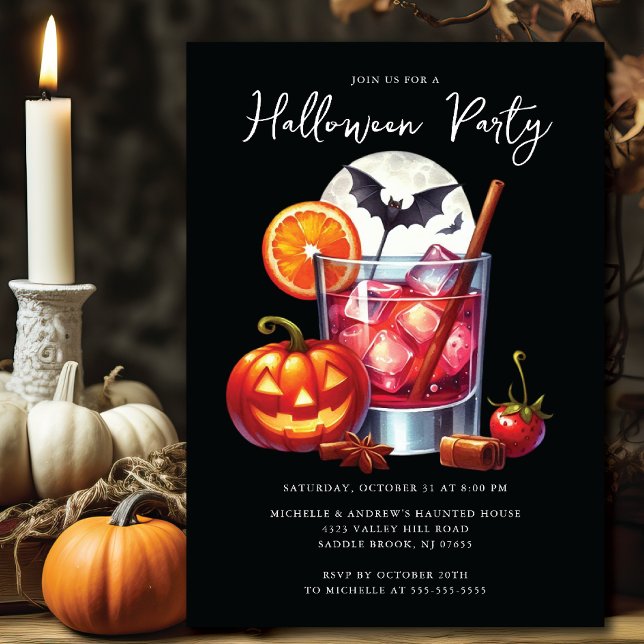 Halloween Cocktail Party Invitation (Creator Uploaded)