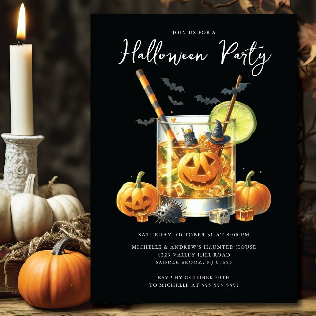 Halloween Cocktail Party Invitation (Creator Uploaded)