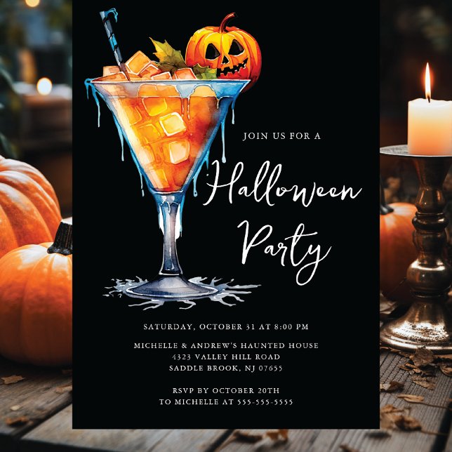 Halloween Cocktail Party Invitation (Creator Uploaded)