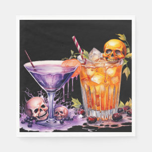 Halloween Cocktail Party Napkin