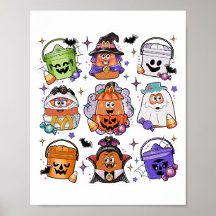 Halloween Coffee Funny Halloween Season Spooky Poster