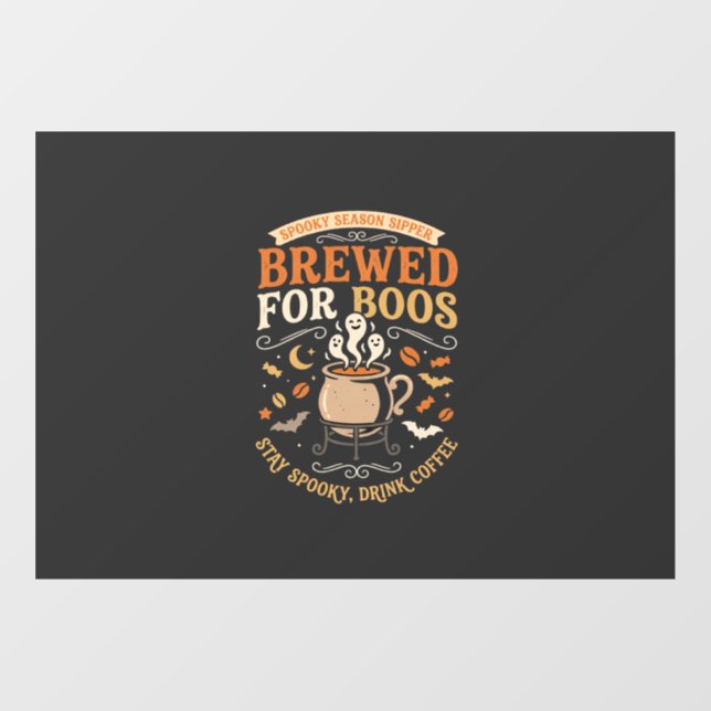 Halloween Coffee Ghost Celebration (Sheet)