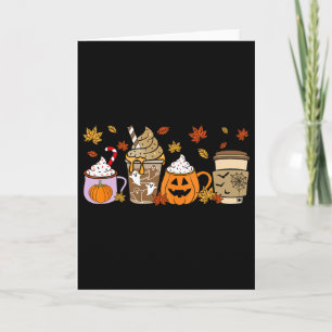 Halloween Coffee Pumpkin Latte Spice Costume Men W Card