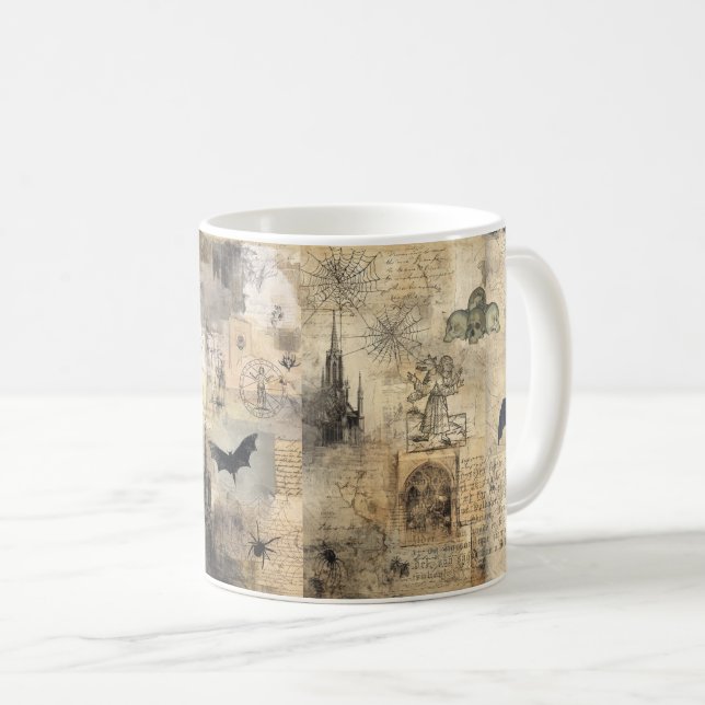 Halloween Collage Coffee Mug (Front Right)