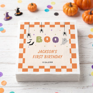 Halloween Colourful Birthday Napkins