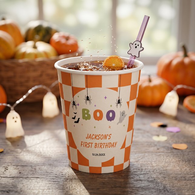 Halloween Colourful Birthday Paper Cups (Creator Uploaded)