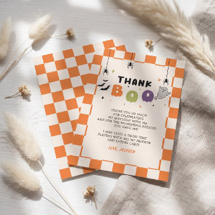 Halloween Colourful Birthday Thank You Card