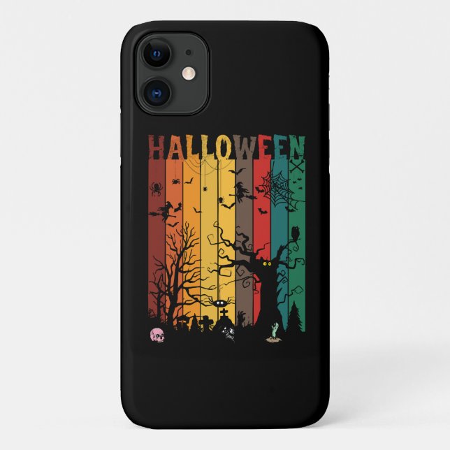 Halloween Colourful Night Case-Mate iPhone Case (Back)